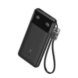 Anker Power Bank with Built-in USB-C Cable and Lanyard (10