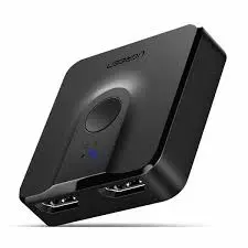 UGREEN CM217 HDMI Switch 4K@60Hz HDMI Splitter 2 In 1 Out Bi-directional Switcher (UG- 50966)